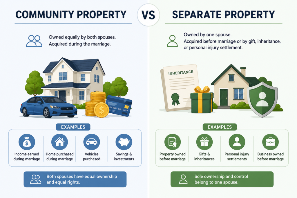 Community Property Vs Separate Property